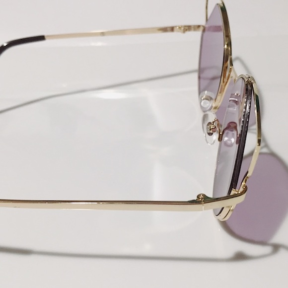 Oversized Cat Eye Sunglasses Canyon Sunset - Picture 3 of 4